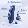 Rechargeable Seniors Hearing Aid; Noise Elimination Digital Hearing Amplifier Sound Amplifier For Hearing Loss